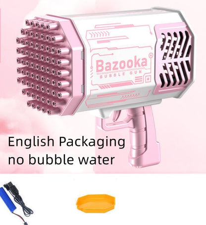 69 Holes Soap Bubbles Machine Gun