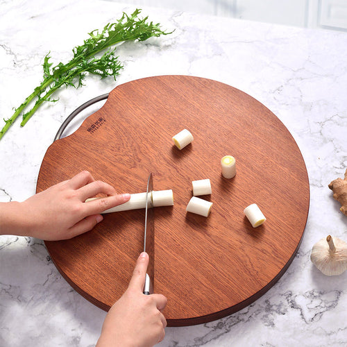 Double-sided thickening household cutting board