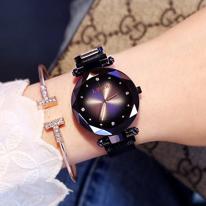 Rose Gold Diamond Ladies Starry Sky Magnet