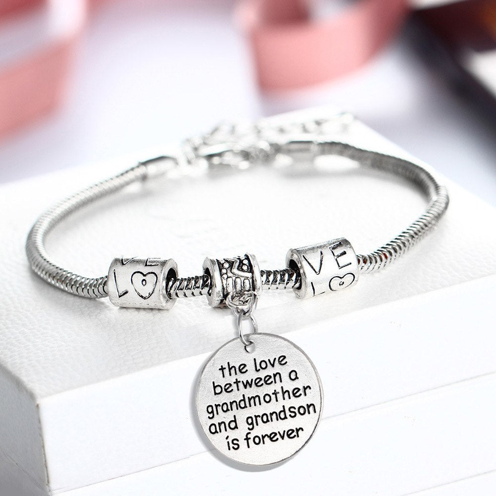Grandmother And Grandson Bracelet