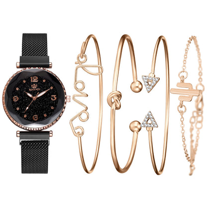 Starry Sky Magnet Buckle Fashion Bracelet Watch
