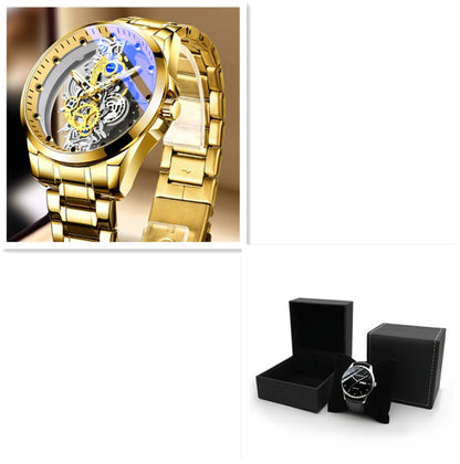 Automatic Quartz Skeleton Watch