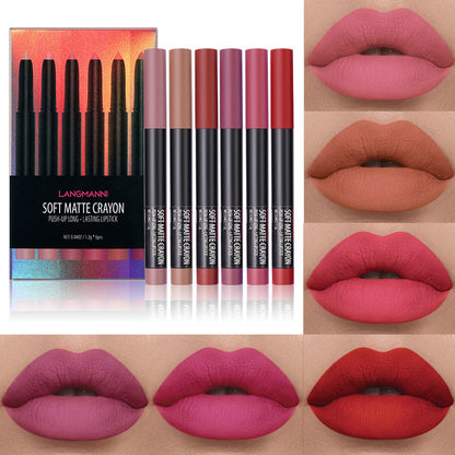 Matte Makeup Lipstick Set Of Six