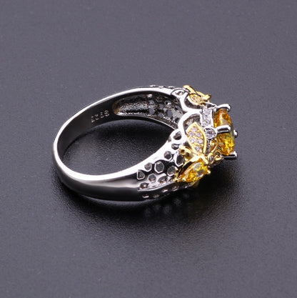 Zircon Yellow Ring