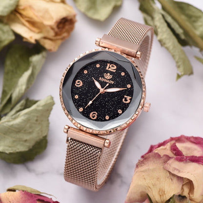 Starry Sky Magnet Buckle Fashion Bracelet Watch