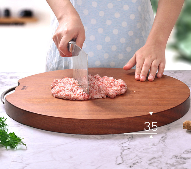 Double-sided thickening household cutting board