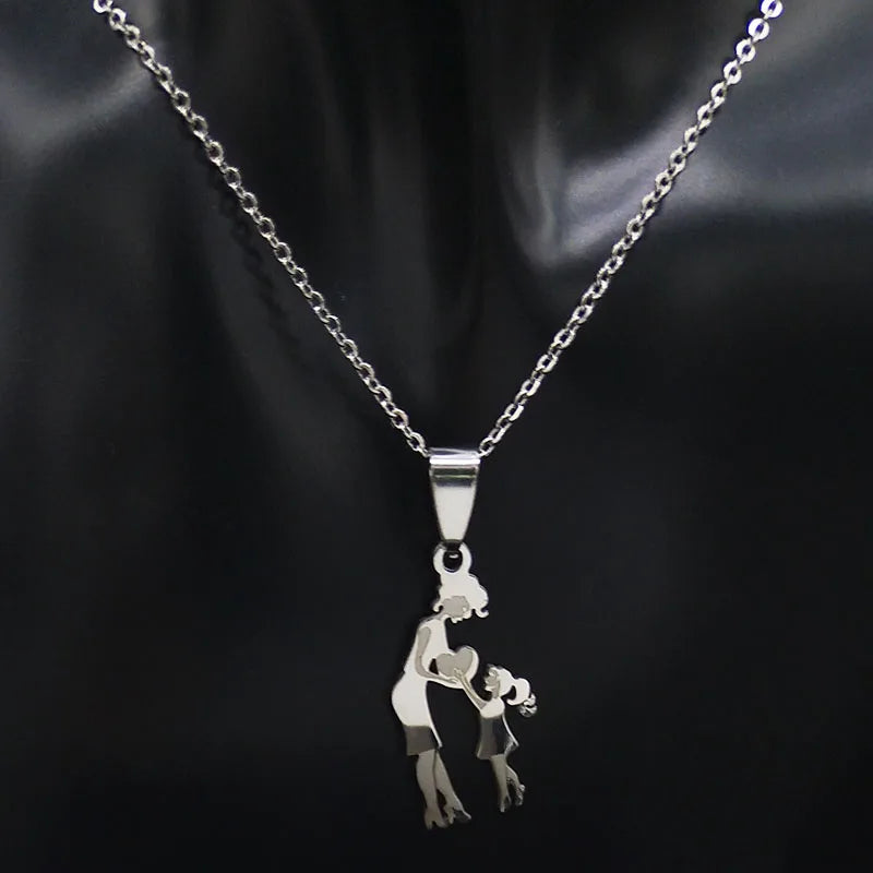 Mom Daughter Necklace