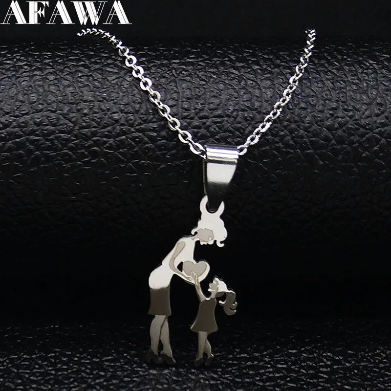 Mom Daughter Necklace