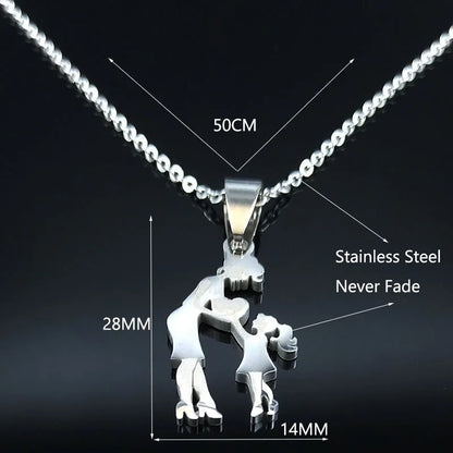 Mom Daughter Necklace