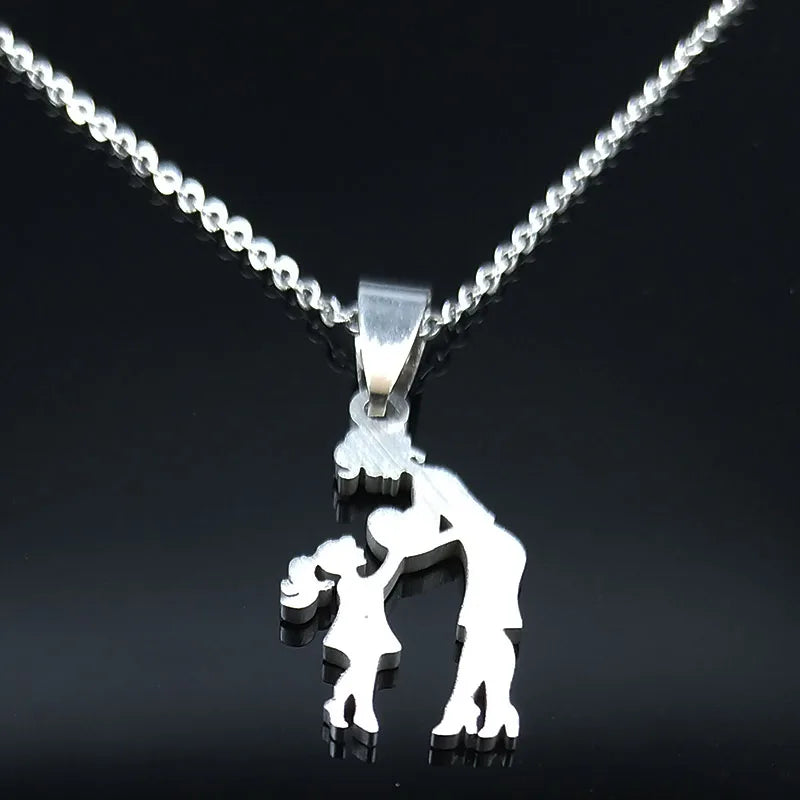 Mom Daughter Necklace