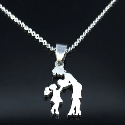 Mom Daughter Necklace