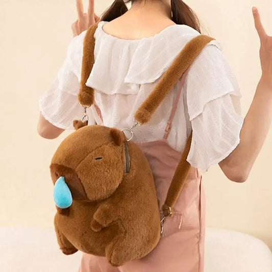 Capybara Plush Backpack