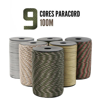 Military Standard 9-Core 4mm Paracord Rope