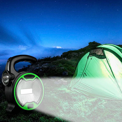 LED Powered Handheld Lantern COB Super Bright Flashlight Outdoor