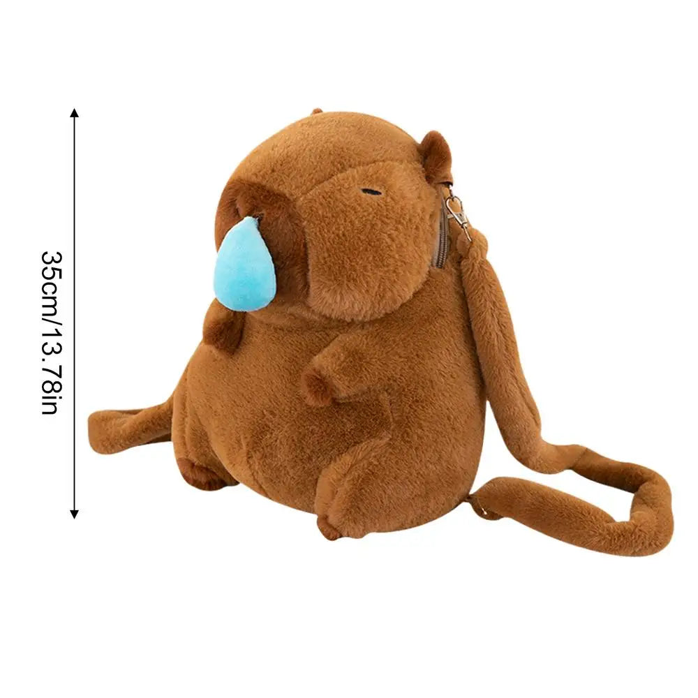 Capybara Plush Backpack