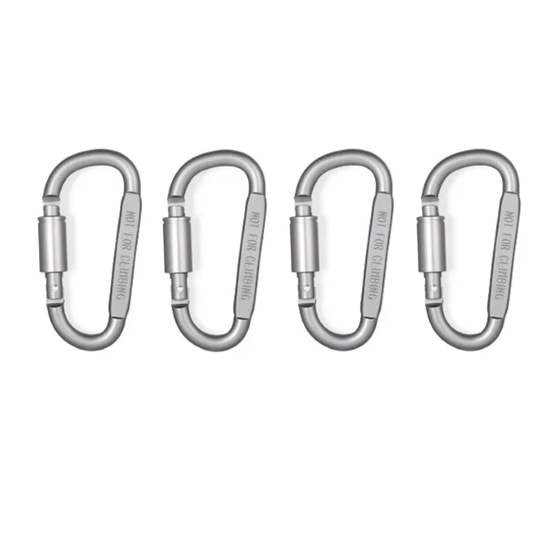 Carabiner Key Camping Survival EDC Outdoor Keychain Clip
