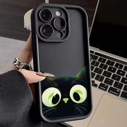 IPhone Cartoon Cat Soft Phone Case