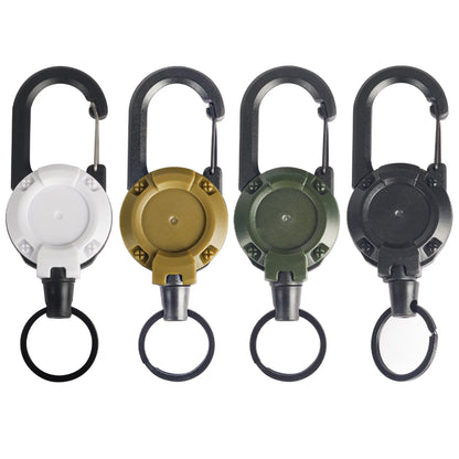 Mountaineering Buckle Outdoor Retractable Key Chain