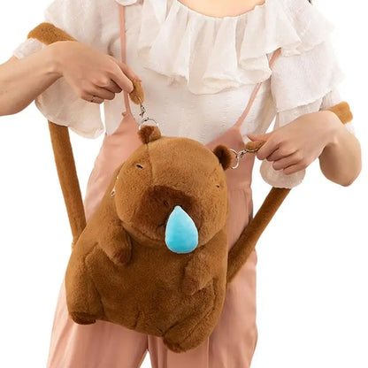 Capybara Plush Backpack