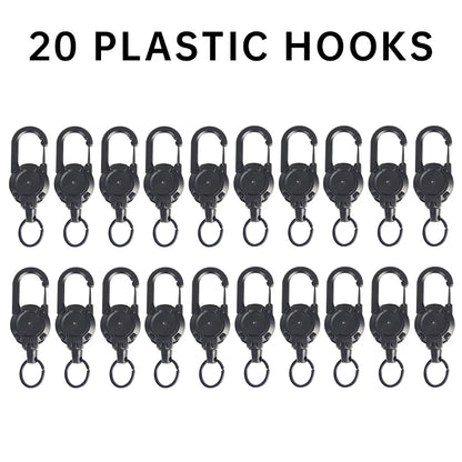 Mountaineering Buckle Outdoor Retractable Key Chain