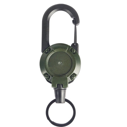 Mountaineering Buckle Outdoor Retractable Key Chain