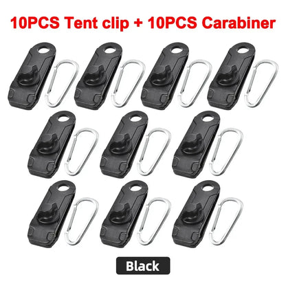 Camping Tarp Clips Clamp Canvas Heavy Duty Lock