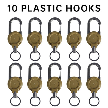 Mountaineering Buckle Outdoor Retractable Key Chain