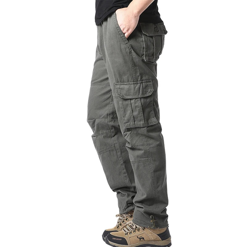 Elastic Waist Men's Outdoor Sports Jogging Tactical Pants