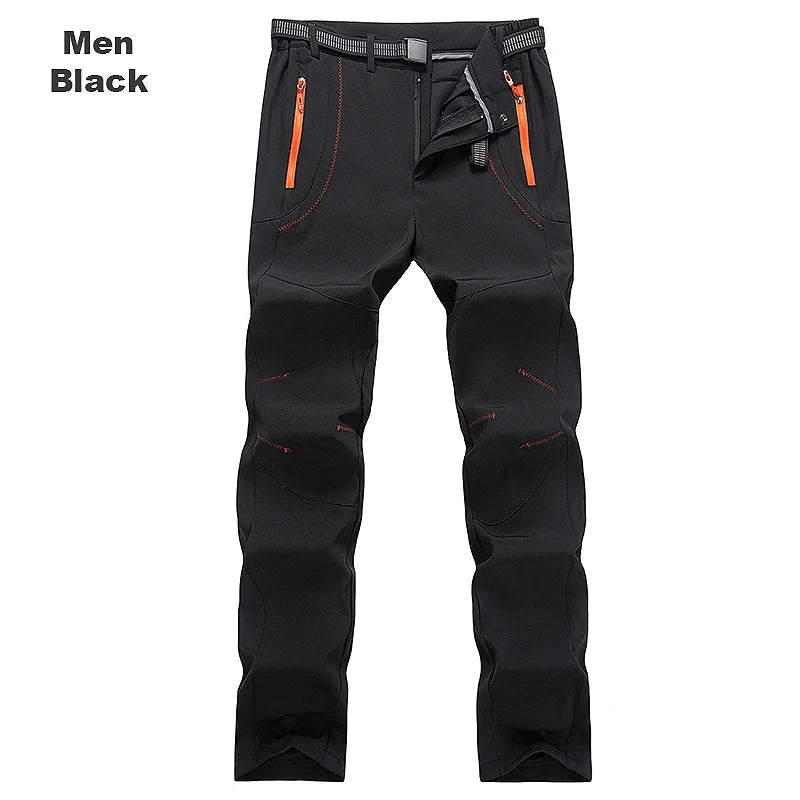 Thick Warm Fleece Waterproof Hiking  Pants
