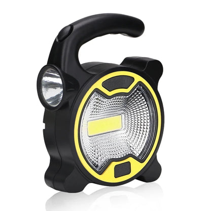 LED Powered Handheld Lantern COB Super Bright Flashlight Outdoor