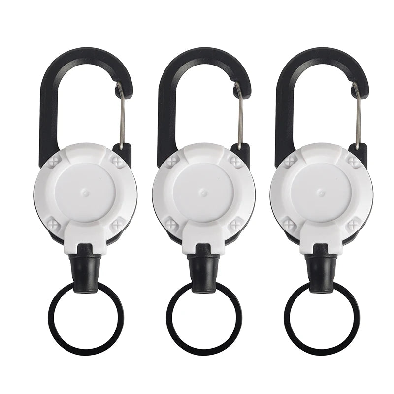 Mountaineering Buckle Outdoor Retractable Key Chain