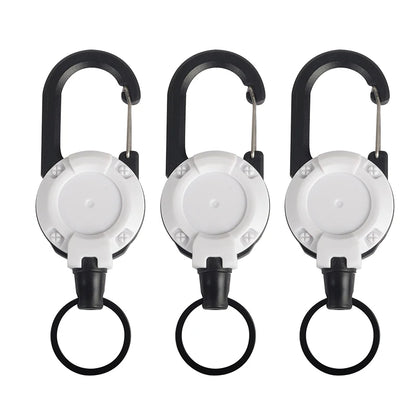 Mountaineering Buckle Outdoor Retractable Key Chain