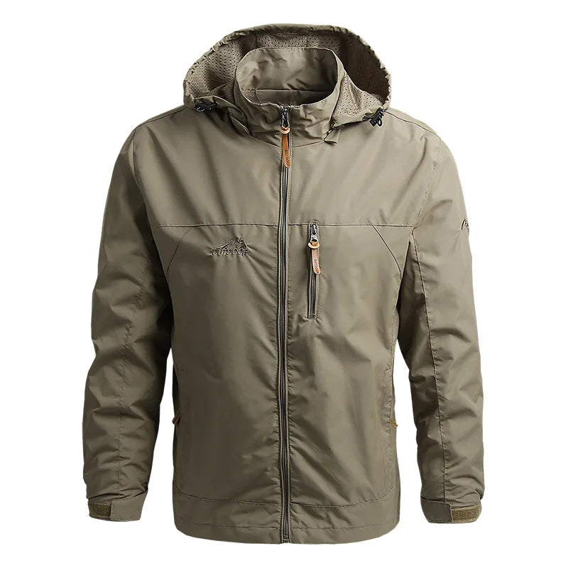 Waterproof Outdoor Hooded Coat Men Tactical Jacket