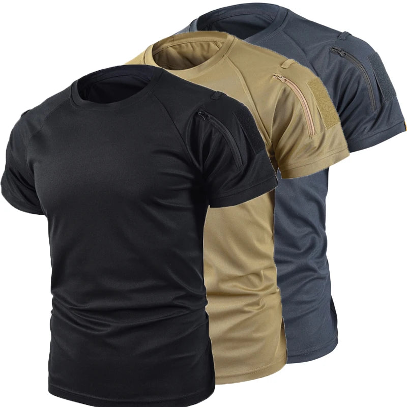Quick Dry Puller over O-Neck T-Shirt