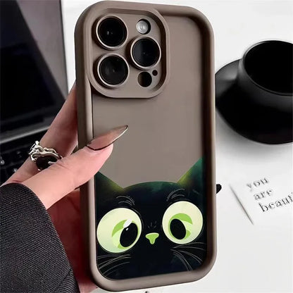 IPhone Cartoon Cat Soft Phone Case