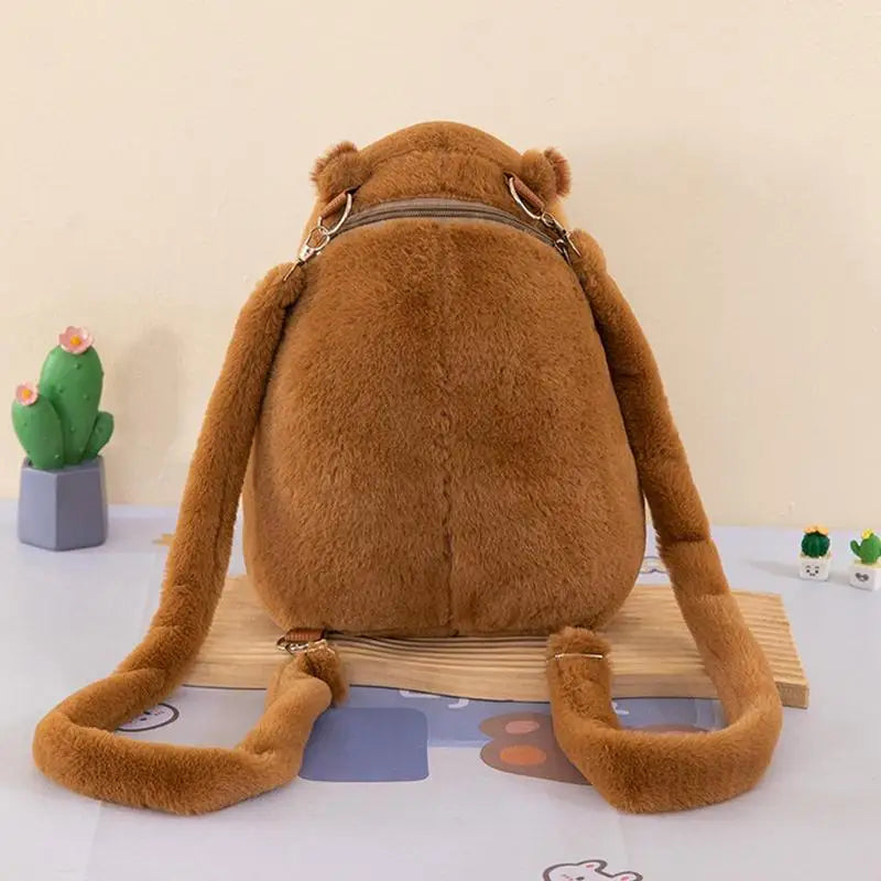 Capybara Plush Backpack