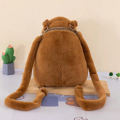 Capybara Plush Backpack