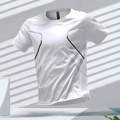 Outdoor Workout Breathable Round Neck T Shirts