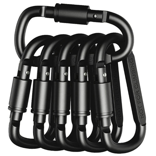 Carabiner Key Camping Survival EDC Outdoor Keychain Clip