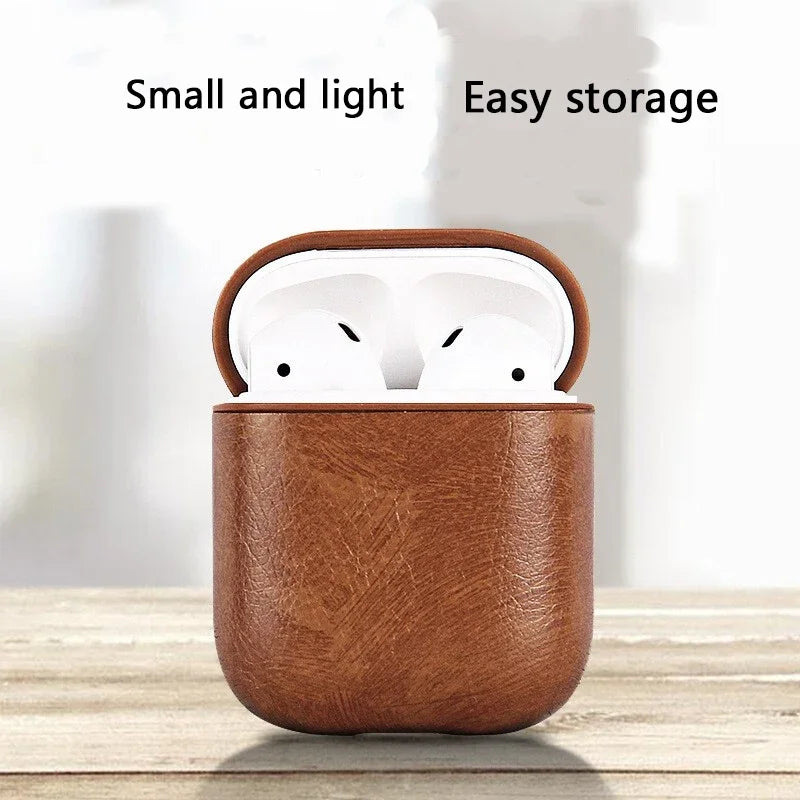Leather Airpods Protective Case