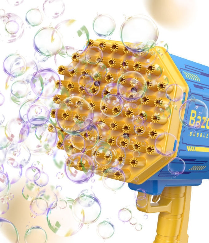 69 Holes Soap Bubbles Machine Gun