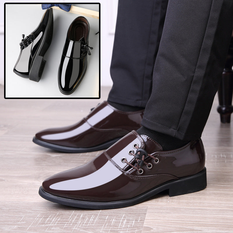 Italian Leather Lace Up Oxfords Shoe