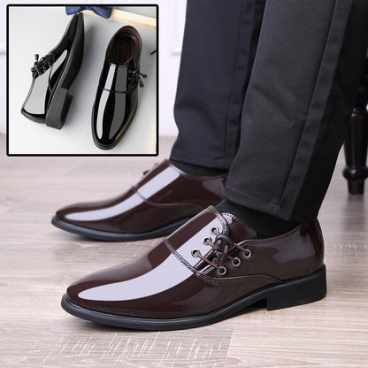 Italian Leather Lace Up Oxfords Shoe