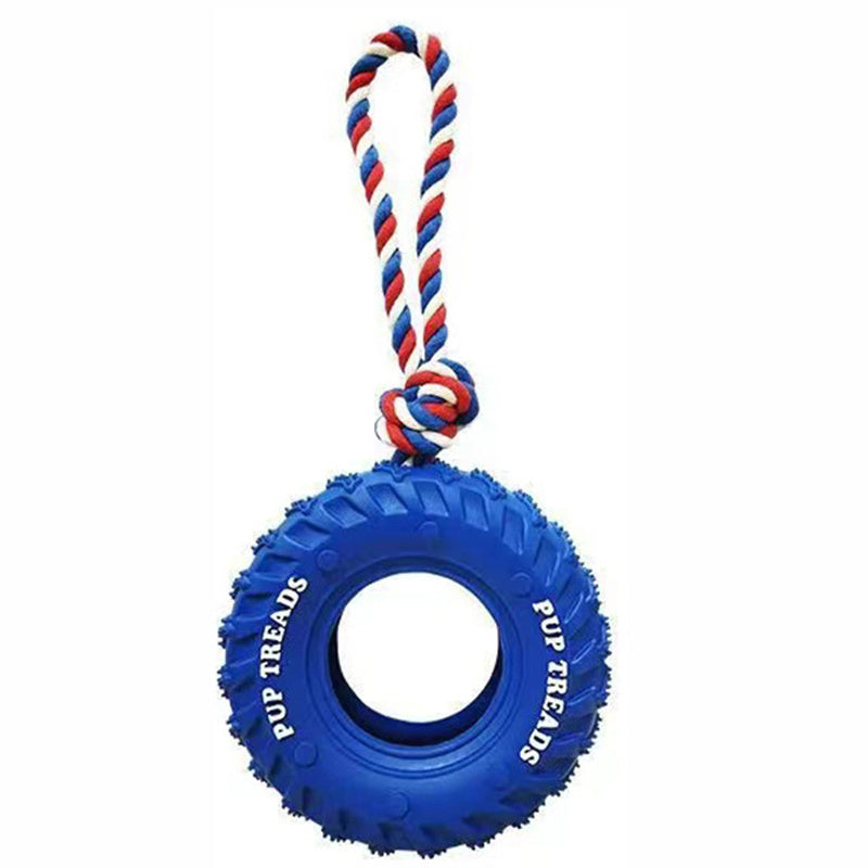Durable Dog Toy Rubber Wheel
