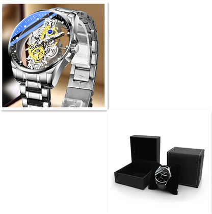 Automatic Quartz Skeleton Watch
